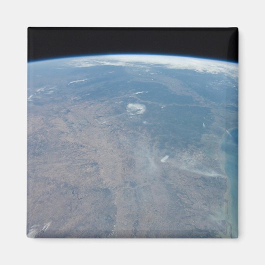 パノラマテキサス州とメキシコ湾 マグネット (正面)