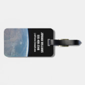 パノラマテキサス州とメキシコ湾 ラゲッジタグ (裏面横)