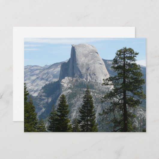 パノラマトレイルIからのハーフドーム (正面/裏面)