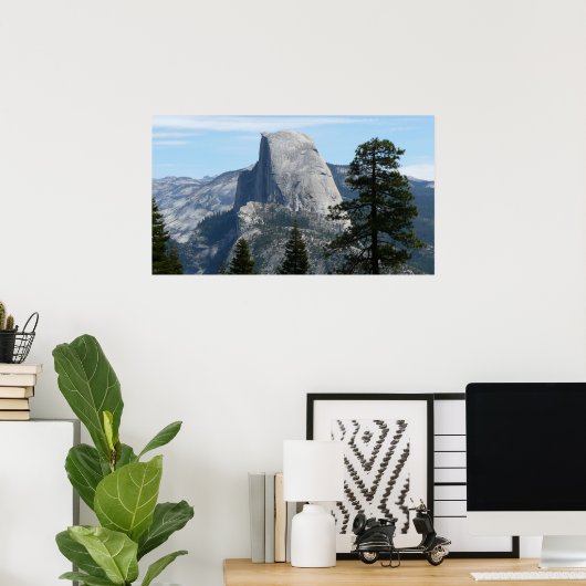 パノラマトレイルIからのハーフドーム ポスター (ホームオフィス)