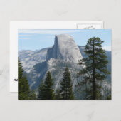 パノラマトレイルIからのハーフドーム ポストカード (正面/裏面)