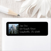 パノラマトレイルIからのハーフドーム ラベル (インサイチュ)