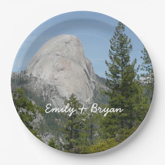 パノラマトレイルIIからのハーフドーム ペーパープレート (正面)