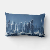 パノラマナイトスカイラインニューヨークシティ ランバークッション (裏面)