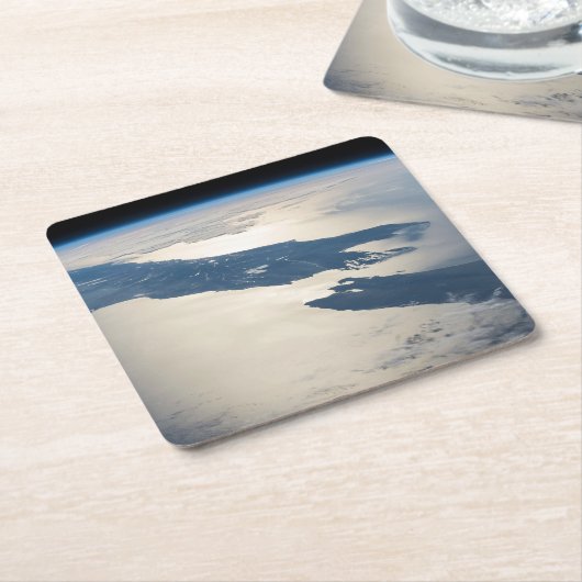 パノラマハイライト宇宙海峡からの調理師 スクエアペーパーコースター (アングル)