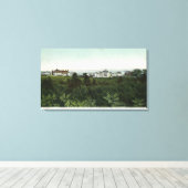 パノラマビューオブザシティー キャンバスプリント (インサイチュ (ウッドフロア))