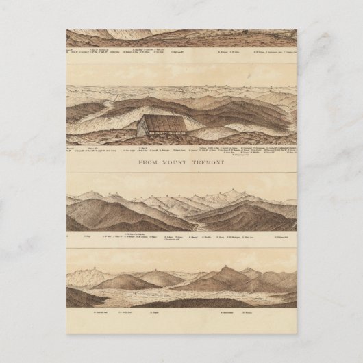 パノラマビューオブワシントン山 ポストカード (正面)