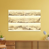 パノラマビュー キャンバスプリント (インサイチュ (リビング))