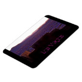 パノラママウンテンズラスベガスビューフレキシブルマグネット マグネット (左側)