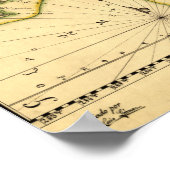 パノラママップ(スペインの言語) ポスター (角)