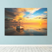 パノラマランドスケープキャンバス印刷 キャンバスプリント (インサイチュ (ウッドフロア))