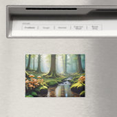 パノラマランドスケープパノラミックリバー自然フォレスト マグネット (インサイチュ (食洗機))