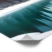 パノラマランドスケープマウンテンズレイク自然 ポスター (角)