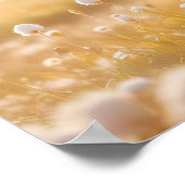 パノラマランドスケープメドウ自然静かな風景 ポスター (角)