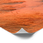 パノラマレイクミシガンサンセット ポスター (角)