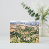 パノラマ式の景色。 アンダルーシア。 ロンダ ポストカード (スタンド正面)