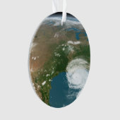 パノラマ惑星の地球と米国。 オーナメント (正面)