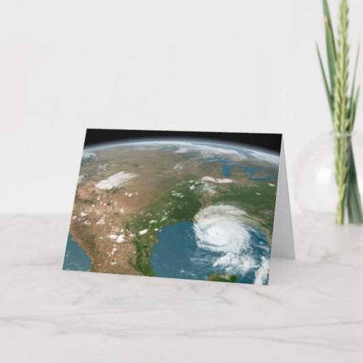 パノラマ惑星の地球と米国。 カード (正面)