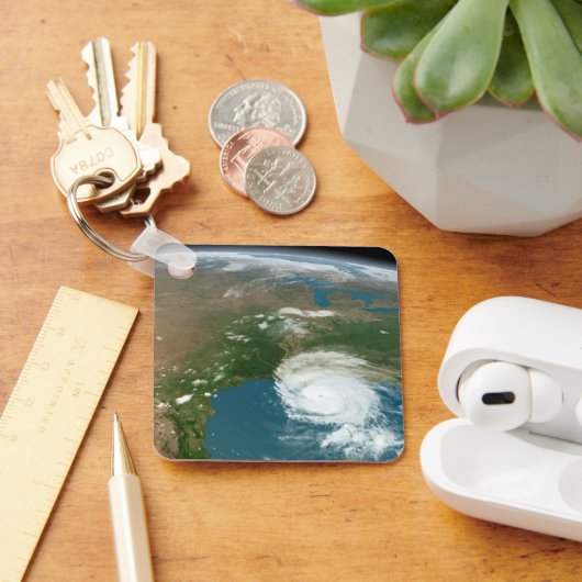 パノラマ惑星の地球と米国。 キーホルダー (デスク)