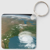 パノラマ惑星の地球と米国。 キーホルダー (裏面)