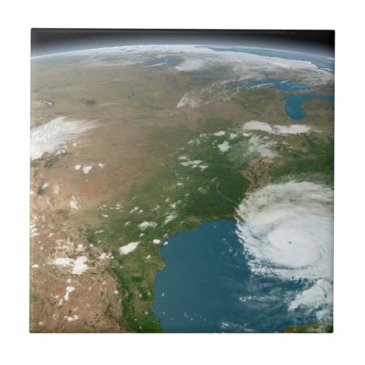 パノラマ惑星の地球と米国。 タイル (正面)