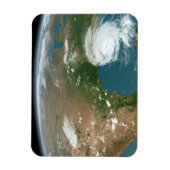 パノラマ惑星の地球と米国。 マグネット (縦)