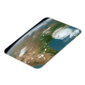 パノラマ惑星の地球と米国。 マグネット (左側)