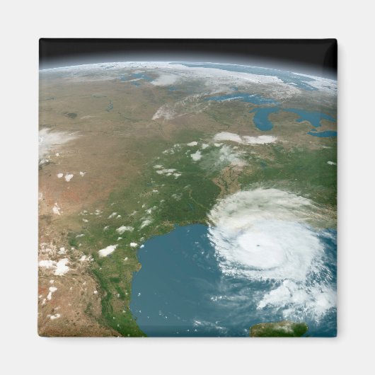 パノラマ惑星の地球と米国。 マグネット (正面)