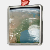 パノラマ惑星の地球と米国。 メタルオーナメント (左)