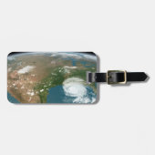 パノラマ惑星の地球と米国。 ラゲッジタグ (正面横)