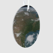 パノラマ惑星の地球と米国。2 オーナメント (正面)