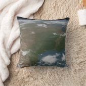 パノラマ惑星の地球と米国。2 クッション (ブランケット)