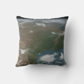 パノラマ惑星の地球と米国。2 クッション (裏面)