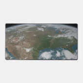 パノラマ惑星の地球と米国。2 デスクマット (正面)
