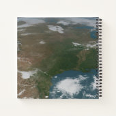 パノラマ惑星の地球と米国。2 ノートブック (裏面)