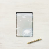 パノラマ惑星の地球と米国。2 ポストイット (デスク上)