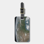 パノラマ惑星の地球と米国。2 ラゲッジタグ (正面縦)