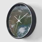 パノラマ惑星の地球と米国。2 壁時計 (傾斜)