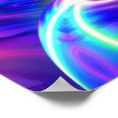 パノラマ抽象芸術デジタルアートポスター ポスター (角)