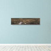 パノラマ火星3 キャンバスプリント (インサイチュ (ウッドフロア))