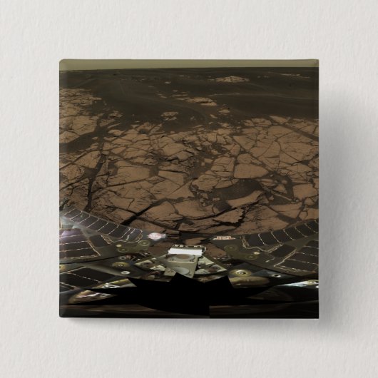 パノラマ火星3 缶バッジ (正面)