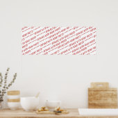 パノラマ、グループ、またはクラスフォトのテンプレート ポスター (キッチン)