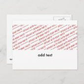 パノラマ、グループ、またはクラスフォトのテンプレート ポストカード (正面/裏面)