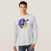 パノラマ フラッグウーマン お土産 Tシャツ (正面フル)