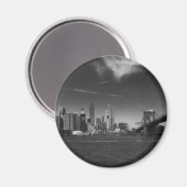 パノラミック白黒ブルックリン マグネット (正面/裏面)