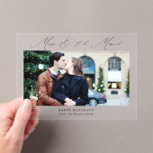 パノラメリーム&To Be結婚した wストッキング写真 アクリル招待状 (インサイチュ (ポータブル))