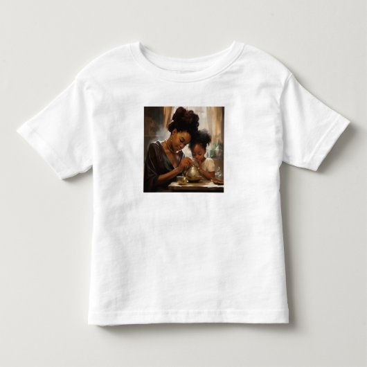 パノラ ママと絆の瞬間Tシャツ トドラーTシャツ (正面)