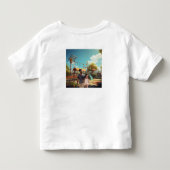 パノラ ママと絆の瞬間Tシャツ トドラーTシャツ (裏面)