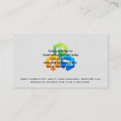 パバー | 建築懸命ハットギアロゴ 名刺 (裏面)