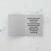 パパあいさつ素晴らしきカードへ カード (内部)